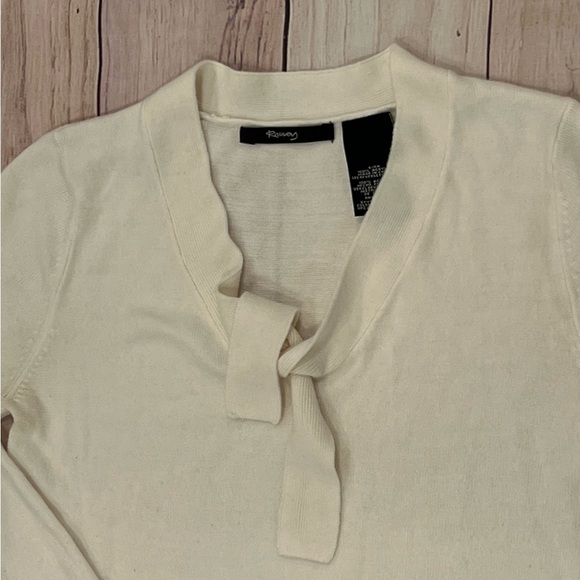 RAISEY women cream Long Sleeve Sweater/size S - Picture 4 of 8